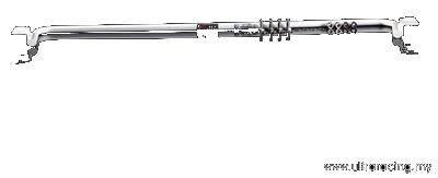 Stabilizator zawieszenia tylny 19mm Ultra Racing for Honda CRZ/Jazz/Insight 08+