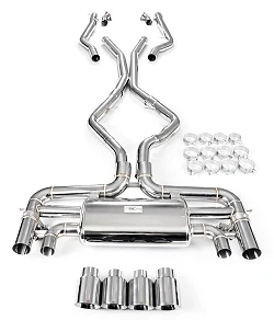 Aktywny układ wydechowy z klapami Cat-Back FMIC.Pro BMW X5M X6M F85 F86 4.4T S63 2015-2019