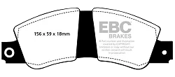 DP267 Klocki hamulcowe ULTIMAX2 EBC Brakes Fiat 130 Renault 30 Renault COMMERCIAL Trafic P1000 Trafic P1000D