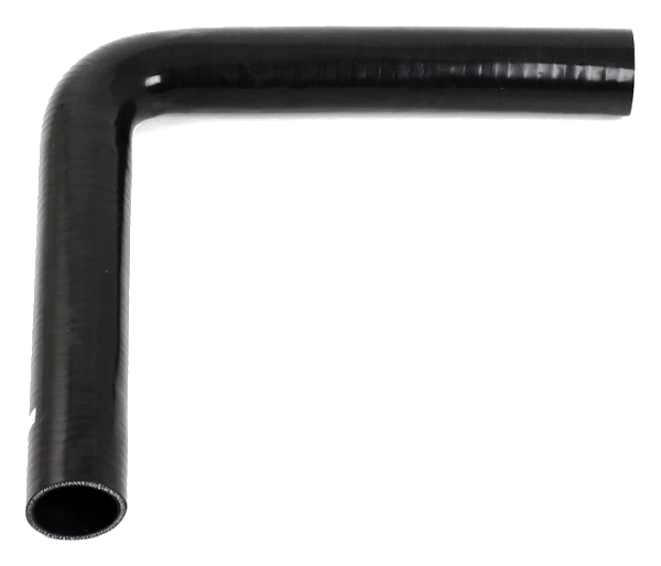 Wąż silikonowy czarny 90 stopni długie ramię 2,375" (60mm)