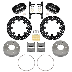 Wilwood 140-17568-D NDPR Przedni zestaw hamulcowy UTV Wiercony Czarny Polaris RZR