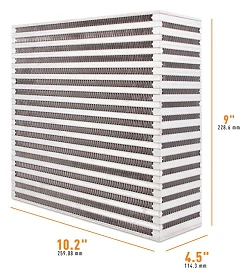 Uniwersalny rdzeń intercoolera Mishimoto 10.20" x 9.00" x 4.50"