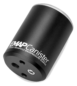 Nuke Performance EMAP Canister 1/8 NPT Tłumik ciśnienia spalin Exhaust Backpressure Damper