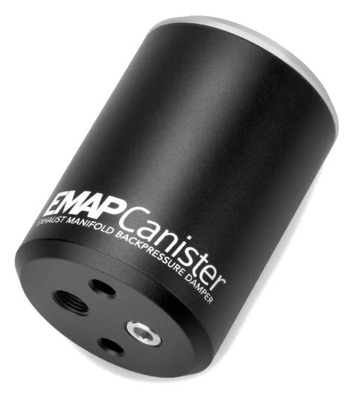Nuke Performance EMAP Canister 1/8 NPT Tłumik ciśnienia spalin Exhaust Backpressure Damper