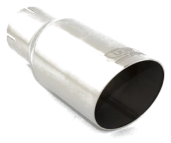 Uniwersalna końcówka tłumika okrągła 76mm długość 120mm średnica montażowa 65mm - N1-76*/65