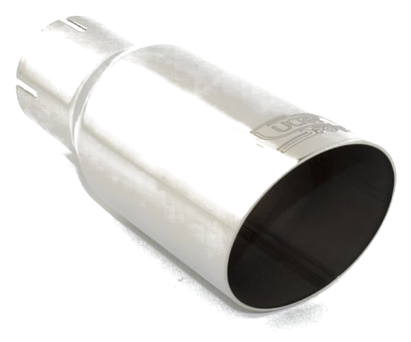 Uniwersalna końcówka tłumika okrągła 76mm długość 120mm średnica montażowa 65mm - N1-76*/65