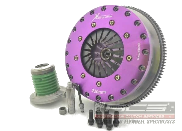 Xtreme Performance - 230mm Kit Inc Flywheel & CSC Twin Solid Ceramic - KFD23697-2E