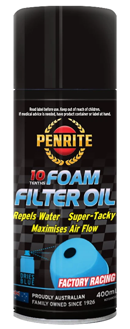 Penrite 10 Tenths Foam Filter Oil 400 ml – Profesjonalny Olej do Piankowych Filtrów Powietrza w aerozolu