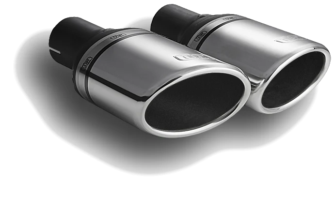 Uniwersalna końcówka tłumika owalna 95×65mm długość 120mm średnica montażowa 45mm - N1-57L*/45