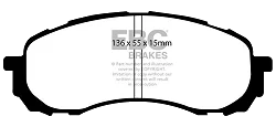 DP1492 Klocki hamulcowe ULTIMAX2 EBC Brakes Subaru Impreza
