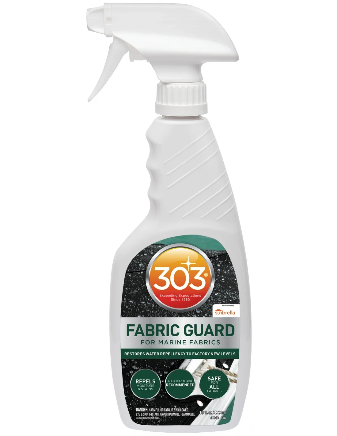 303 Marine Fabric Guard powłoka ochronna hydrofobowa do żagli pokrowców markiz 473ml