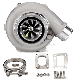Turbosprężarka Pulsar PSR 3076 Gen2 750HP 1.03 T4 Wlot 3" V-Band Wylot Stal Nierdzewna Łożyska kulkowe