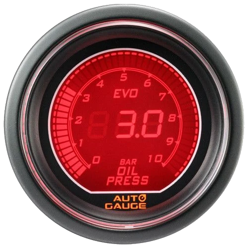 Wskaźnik New Auto Gauge Ciśnienie Oleju EVO