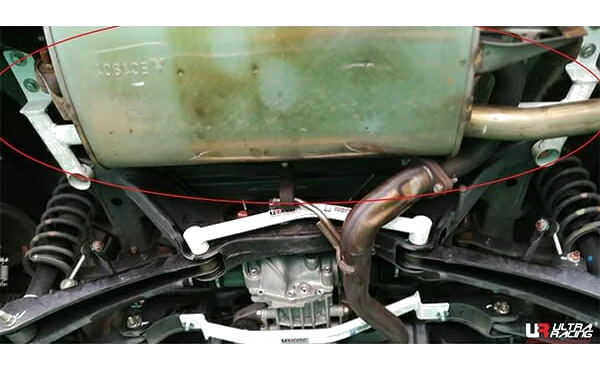 Rozpórka tylna dolna (Rear Lower Bar) (3390) Ultra Racing Mitsubishi ASX 2.0 2WD/4WD FL 13+