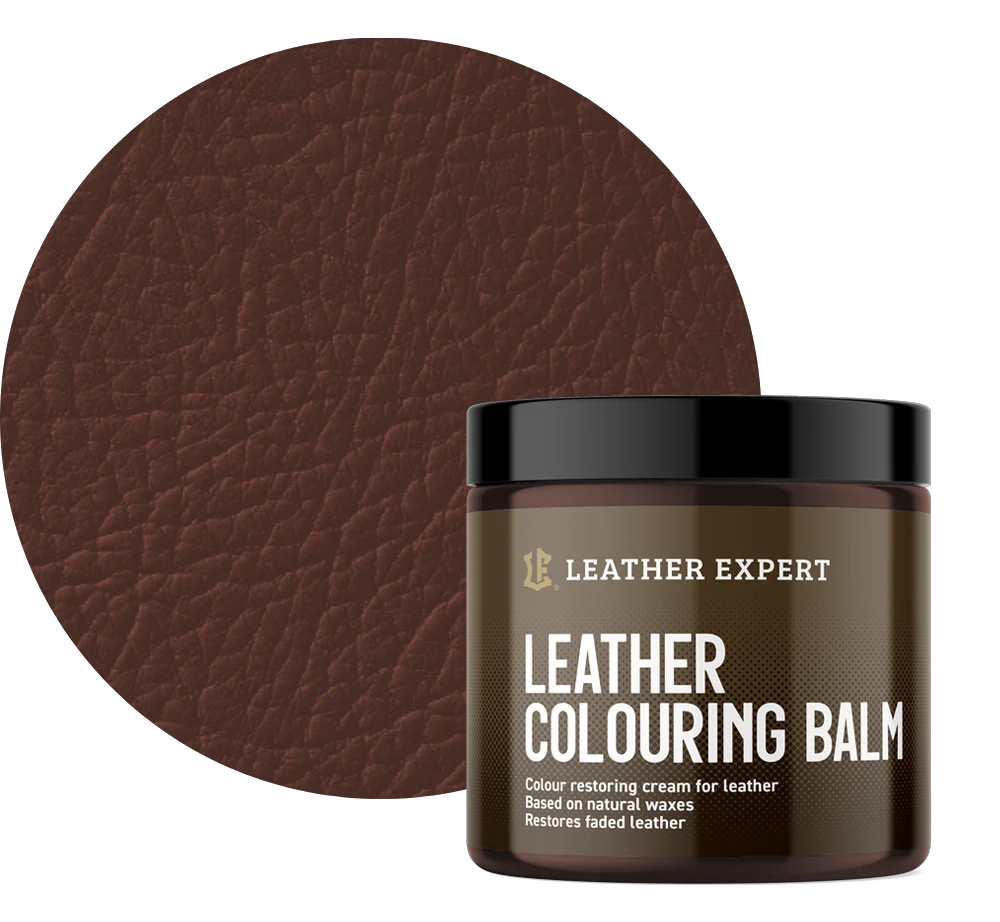Leather Expert balsam koloryzujący do chłonnej skóry naturalnej - Medium Brown średni brąz 250ml