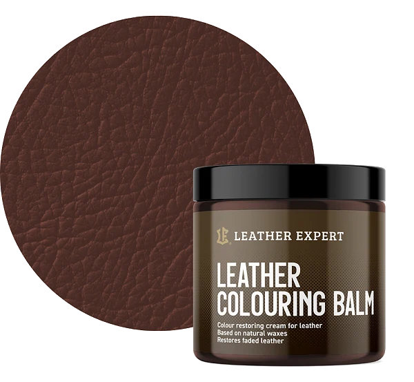 Leather Expert balsam koloryzujący do chłonnej skóry naturalnej - Medium Brown średni brąz 250ml