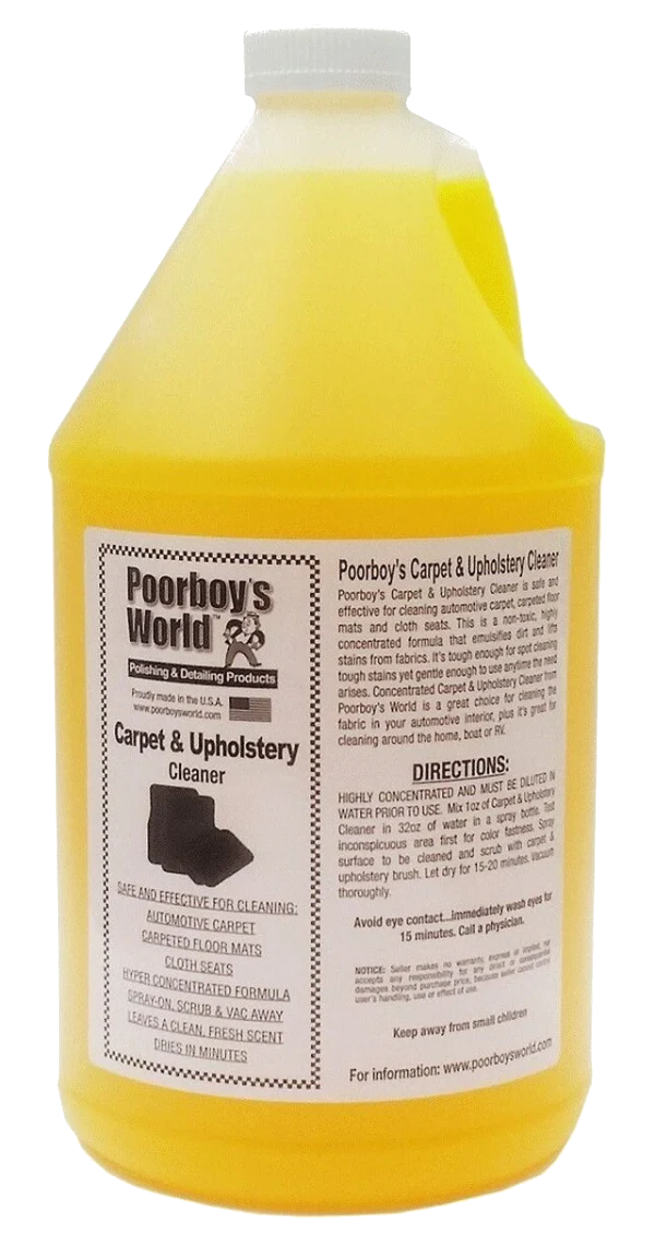 POORBOY'S WORLD Carpet and Upholstery Cleaner do usuwania zabrudzeń plam z tkanin 3784 ml