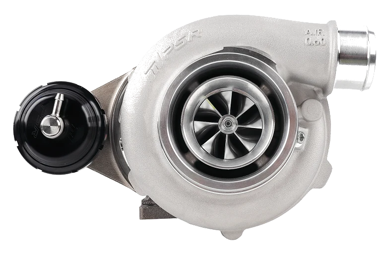 Turbosprężarka Pulsar PSR 2871 Gen2 575HP .64 T25 Wlot 5-Bolt Wylot Turbosprężarka Pulsar PSR Billet Aktuator 11.6PSI Łożyska kulkowe