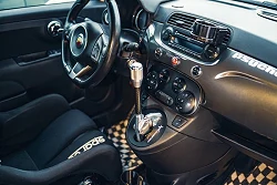 Coolerworx Short Shifter do Fiat 500 Abarth NSB Bulb niebieska