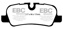 DP41542R Klocki hamulcowe YELLOWSTUFF EBC Brakes Land Rover Discovery 3 Discovery 4 Range Rover L322 Range Rover Sport L320 Land Rover LR3 LR4 Range Rover Range Rover Sport Range Rover HSE