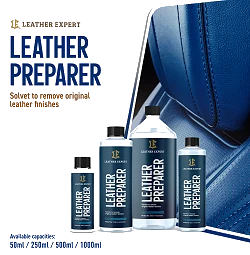 Leather Expert Leather Preparer zmywacz do skóry naturalnej przed farbowaniem 1000ml 1l