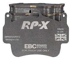 DP82029RPX Sportowe klocki hamulcowe RP-X Racing EBC Brakes Porsche Boxster 987 Boxster Spyder 987 Cayman 987 Porsche 911 997 Boxster Boxster S Boxster Spyder Cayman Cayman Sport 911 997 Car