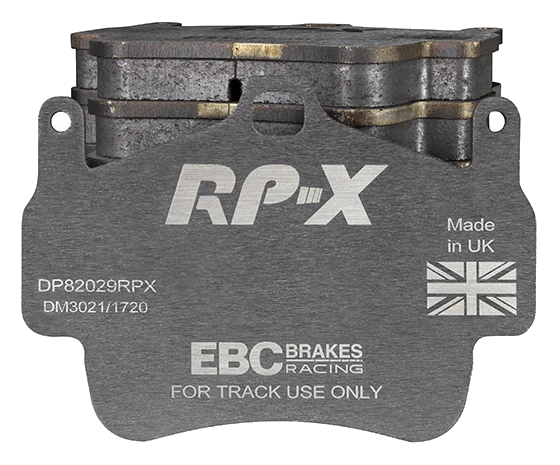 DP82029RPX Sportowe klocki hamulcowe RP-X Racing EBC Brakes Porsche Boxster 987 Boxster Spyder 987 Cayman 987 Porsche 911 997 Boxster Boxster S Boxster Spyder Cayman Cayman Sport 911 997 Car