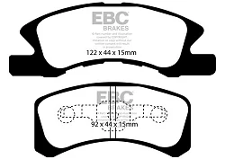 DP1915 Klocki hamulcowe ULTIMAX2 EBC Brakes Daihatsu Charade Cuore Trevis Mitsubishi Mirage Space Star