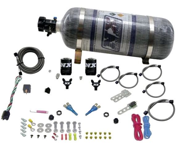 Dual Nozzle with 12Lb Bottle for BMW EFI ALL (50-300Hp) Nitrous Express NX 20816-12