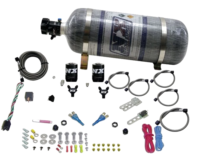 Dual Nozzle with 12Lb Bottle for BMW EFI ALL (50-300Hp) Nitrous Express NX 20816-12