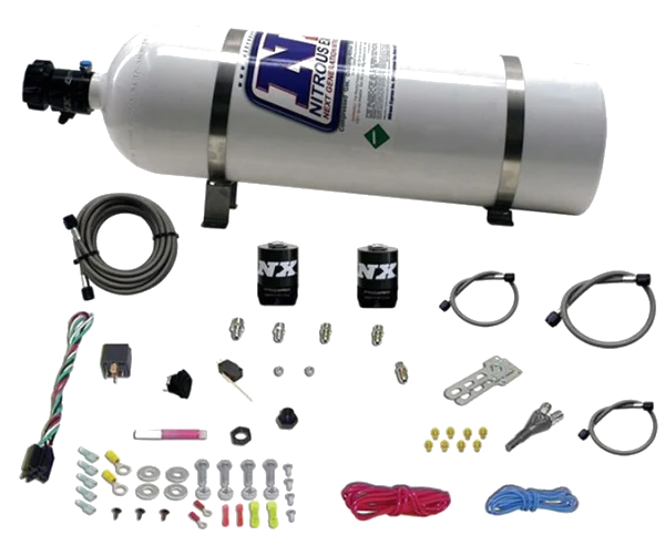 EFI Single Nozzle System with 15Lb Bottle for Ford (35-50-75-100-150 Hp) Nitrous Express NX 20922-15