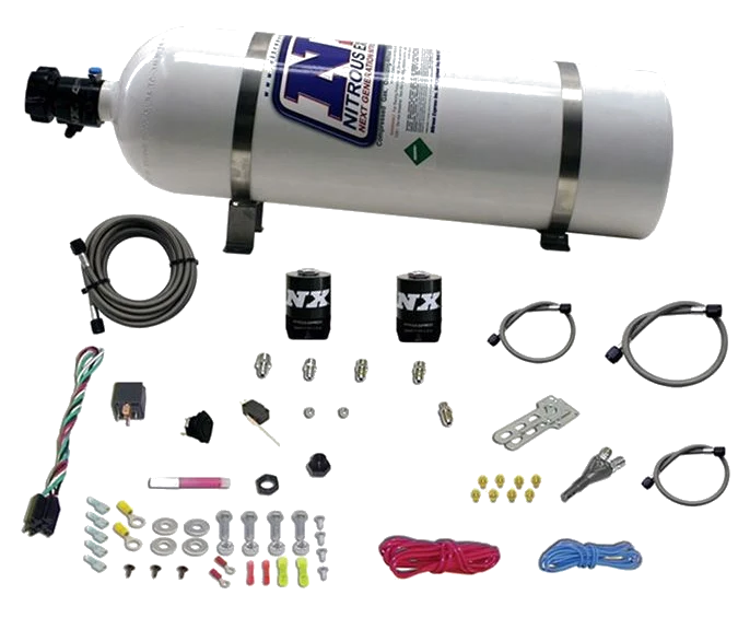 EFI Single Nozzle System with 15Lb Bottle for Ford (35-50-75-100-150 Hp) Nitrous Express NX 20922-15