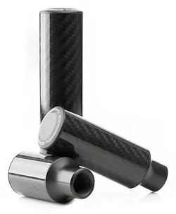 Nuke Performance Gear Knob Cavernous Carbon 40, Glossy finish