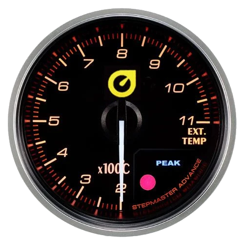 Wskaźnik New Auto Gauge EGT 60mm bursztynowy