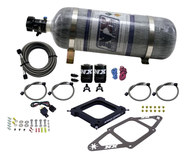 4500 Assassin Plate Gasoline Stage 6 50-300Hp with 12Lb Carbon Bottle Nitrous Express NX 67070-12