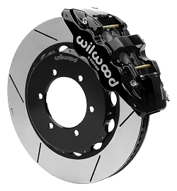 Wilwood 140-15525 AERO6 Big Brake Truck Przedni zestaw hamulcowy czarny Nissan Patrol Y61 1997-2018