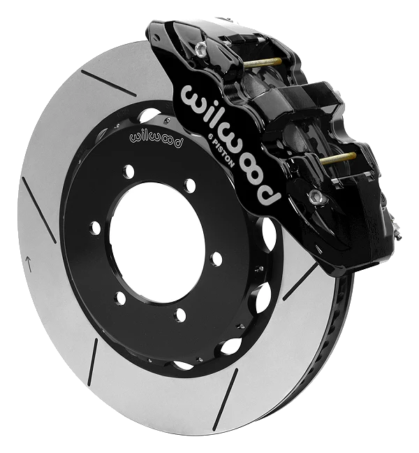 Wilwood 140-15525 AERO6 Big Brake Truck Przedni zestaw hamulcowy czarny Nissan Patrol Y61 1997-2018