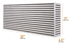Uniwersalny rdzeń intercoolera Mishimoto 22.00" x 12.00" x 4.50"