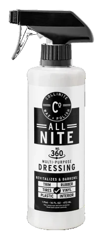 COLLINITE 360 All Nite Dressing do opon gumy przyciemnia kolor