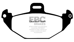 DP1190 Klocki hamulcowe ULTIMAX2 EBC Brakes Renault Laguna Saloon Laguna Estate