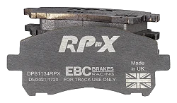 DP81134RPX Sportowe klocki hamulcowe RP-X Racing EBC Brakes Subaru Impreza Impreza Sport Legacy BG5 Legacy BE5 Legacy BH5 Legacy BD9 Legacy BG9 Legacy Legacy Outback Subaru Forester SF Impre