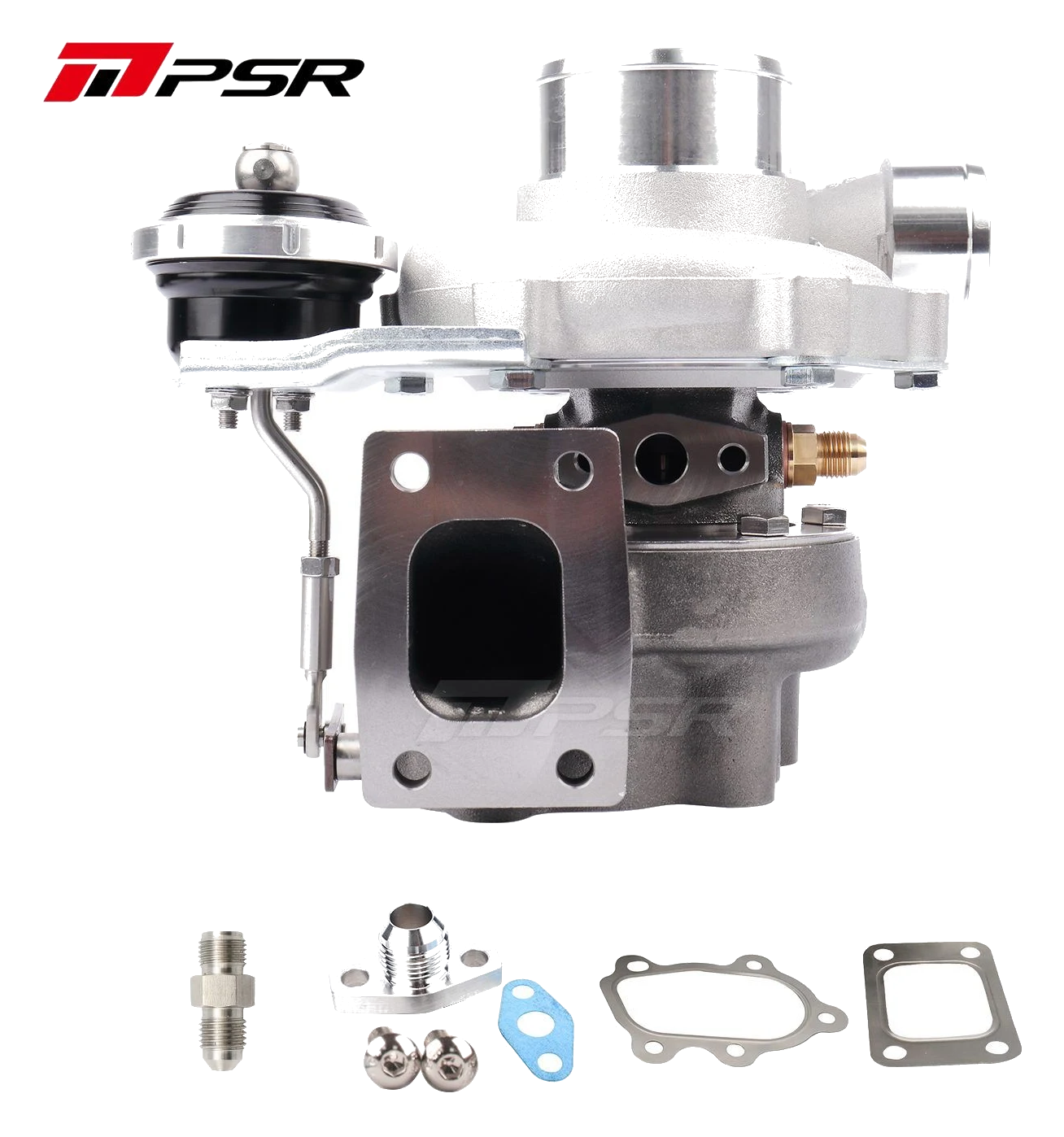 Turbosprężarka Pulsar PSR 2867 Gen2 .64 T25 wlot 5 Bolt wylot Billet 14psi Łożyska kulkowe
