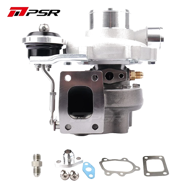 Turbosprężarka Pulsar PSR 2867 Gen2 .64 T25 wlot 5 Bolt wylot Billet 14psi Łożyska kulkowe
