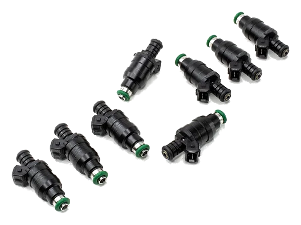 Zestaw wtryskiwaczy DeatschWerks uniwersalne nisko ohmowe 14mm 8szt 800cc/min