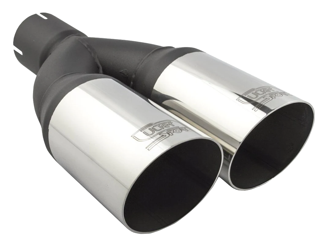 Uniwersalna końcówka tłumika okrągła 76mm długość 230mm średnica montażowa 50mm - N2-76*/50