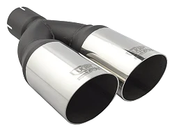 Uniwersalna końcówka tłumika okrągła 76mm długość 230mm średnica montażowa 50mm - N2-76*/50