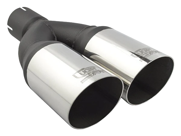 Uniwersalna końcówka tłumika okrągła 76mm długość 230mm średnica montażowa 50mm - N2-76*/50