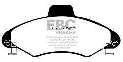DP837/2 Klocki hamulcowe ULTIMAX2 EBC Brakes Ford Escort Mk6 Ford COMMERCIAL Escort 55 Escort 75 - DP837/2