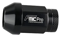 Kuta nakrętka aluminiowa do kół FMIC.Pro M12x1.25 Czarna 1 szt. stożkowa 7075-T6