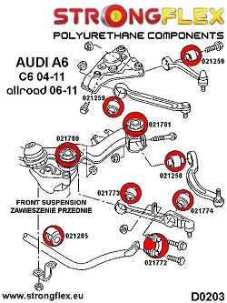 026210B: Kompletny zestaw zawieszenia Audi A6